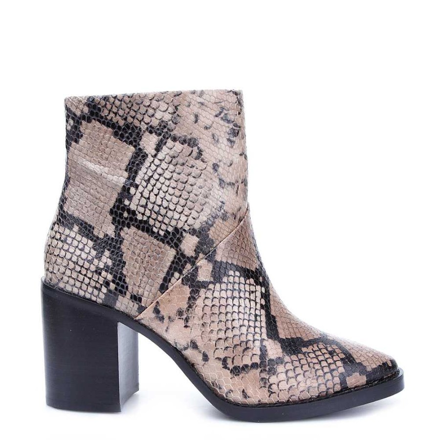 Scorett Outlet Tenley Snake Ankle Boots | Women'S Shoes