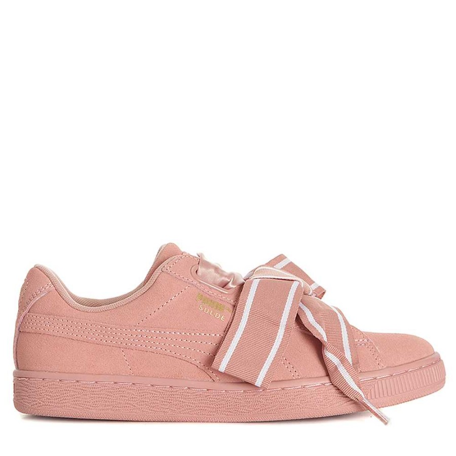 Scorett Outlet Suede Heart Satin Sneakers | Women'S Shoes