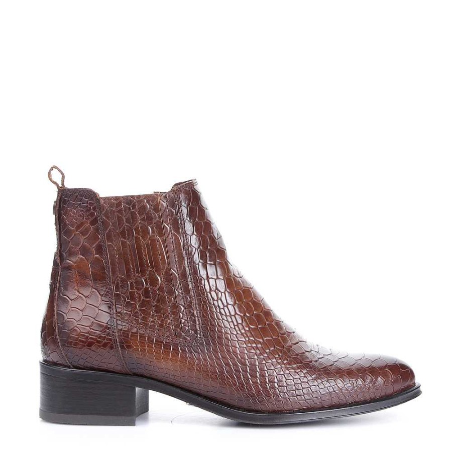 Scorett Outlet Abele Boots Croco | Women'S Shoes